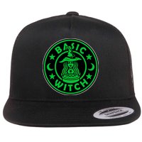 Basic Witch Spooky Halloween Funny Flatbill Hat