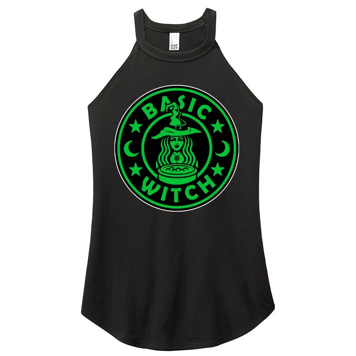 Basic Witch Spooky Halloween Funny Women's Perfect Tri Rocker Tank