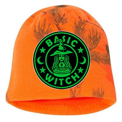 Basic Witch Spooky Halloween Funny Kati - Camo Knit Beanie