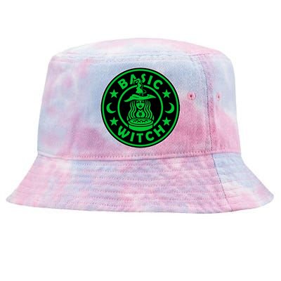 Basic Witch Spooky Halloween Funny Tie-Dyed Bucket Hat