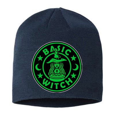 Basic Witch Spooky Halloween Funny Sustainable Beanie