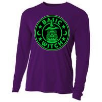 Basic Witch Spooky Halloween Funny Cooling Performance Long Sleeve Crew