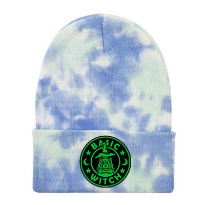 Basic Witch Spooky Halloween Funny Tie Dye 12in Knit Beanie