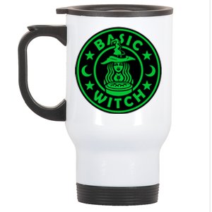 Basic Witch Spooky Halloween Funny Stainless Steel Travel Mug