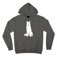 Beautiful White Siberian Husky Sweet White Snow Dog Hoodie