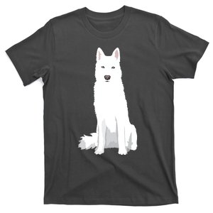 Beautiful White Siberian Husky Sweet White Snow Dog T-Shirt