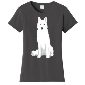 Beautiful White Siberian Husky Sweet White Snow Dog Women's T-Shirt