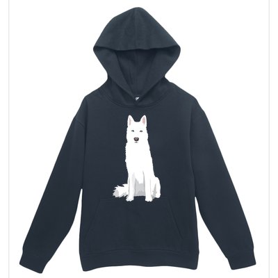 Beautiful White Siberian Husky Sweet White Snow Dog Urban Pullover Hoodie