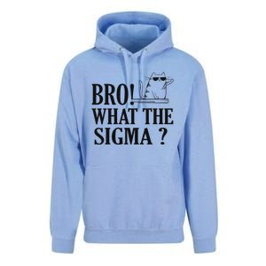 Bro What The Sigma Funny Ns Meme Saying Quote Unisex Surf Hoodie