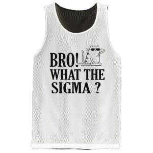 Bro What The Sigma Funny Ns Meme Saying Quote Mesh Reversible Basketball Jersey Tank