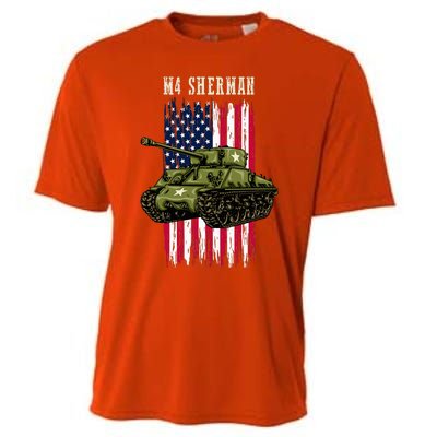 Best Ww2 Tank M4 Sherman A Wwii Army Tank For Military Cooling Performance Crew T-Shirt