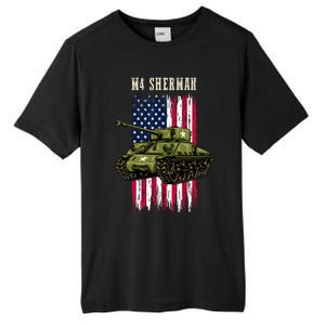 Best Ww2 Tank M4 Sherman A Wwii Army Tank For Military Tall Fusion ChromaSoft Performance T-Shirt