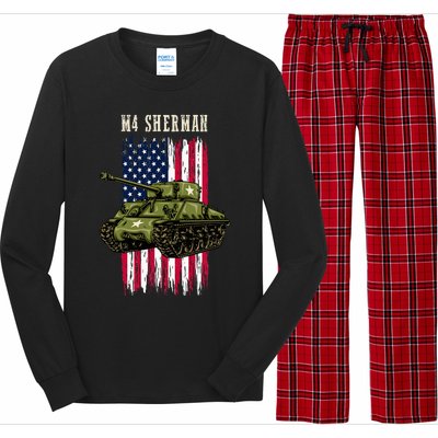 Best Ww2 Tank M4 Sherman A Wwii Army Tank For Military Long Sleeve Pajama Set