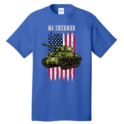 Best Ww2 Tank M4 Sherman A Wwii Army Tank For Military Tall T-Shirt