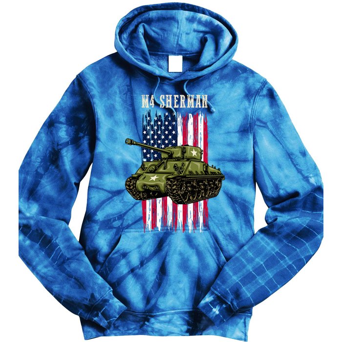 Best Ww2 Tank M4 Sherman A Wwii Army Tank For Military Tie Dye Hoodie