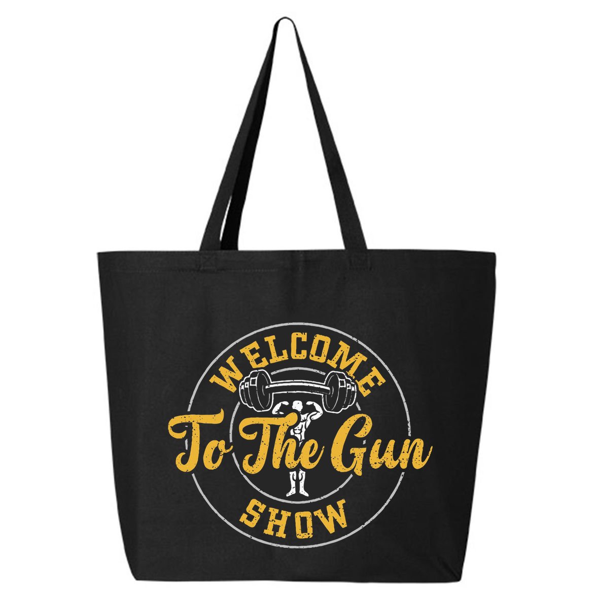 Bodybuilding Welcome To The Gun Show Gym Sayings 25L Jumbo Tote