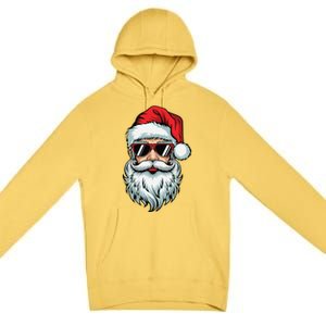 Bruh What The Sigma Santa Christmas Funny Meme Xmas Rizz Premium Pullover Hoodie