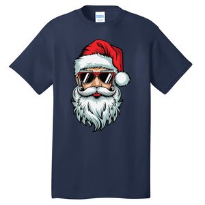 Bruh What The Sigma Santa Christmas Funny Meme Xmas Rizz Tall T-Shirt