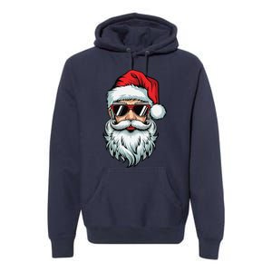 Bruh What The Sigma Santa Christmas Funny Meme Xmas Rizz Premium Hoodie