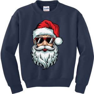 Bruh What The Sigma Santa Christmas Funny Meme Xmas Rizz Kids Sweatshirt