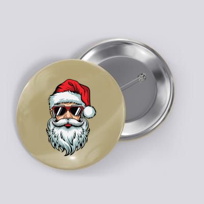 Bruh What The Sigma Santa Christmas Funny Meme Xmas Rizz Button