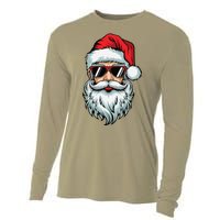 Bruh What The Sigma Santa Christmas Funny Meme Xmas Rizz Cooling Performance Long Sleeve Crew