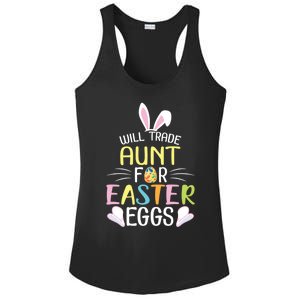 Bunny Will Trade Aunt For Easter Eggs Candy Happy To Me You Cool Gift Ladies PosiCharge Competitor Racerback Tank