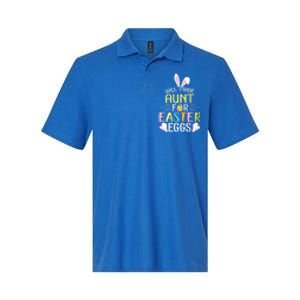 Bunny Will Trade Aunt For Easter Eggs Candy Happy To Me You Cool Gift Softstyle Adult Sport Polo