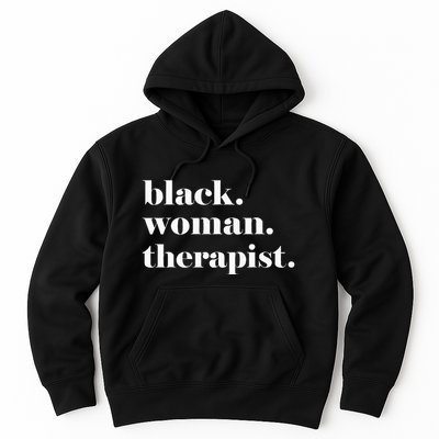 Black Woman Therapist Black Counselor Black Therapist Hoodie