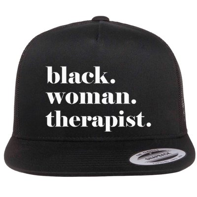 Black Woman Therapist Black Counselor Black Therapist Flatbill Hat