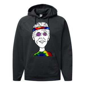 Bill Walton Tie Dye Performance Fleece Hoodie