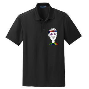 Bill Walton Tie Dye Dry Zone Grid Polo