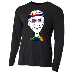 Bill Walton Tie Dye Cooling Performance Long Sleeve Crew