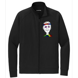 Bill Walton Tie Dye Stretch Full-Zip Cadet Jacket