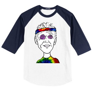 Bill Walton Tie Dye Baseball Sleeve Shirt