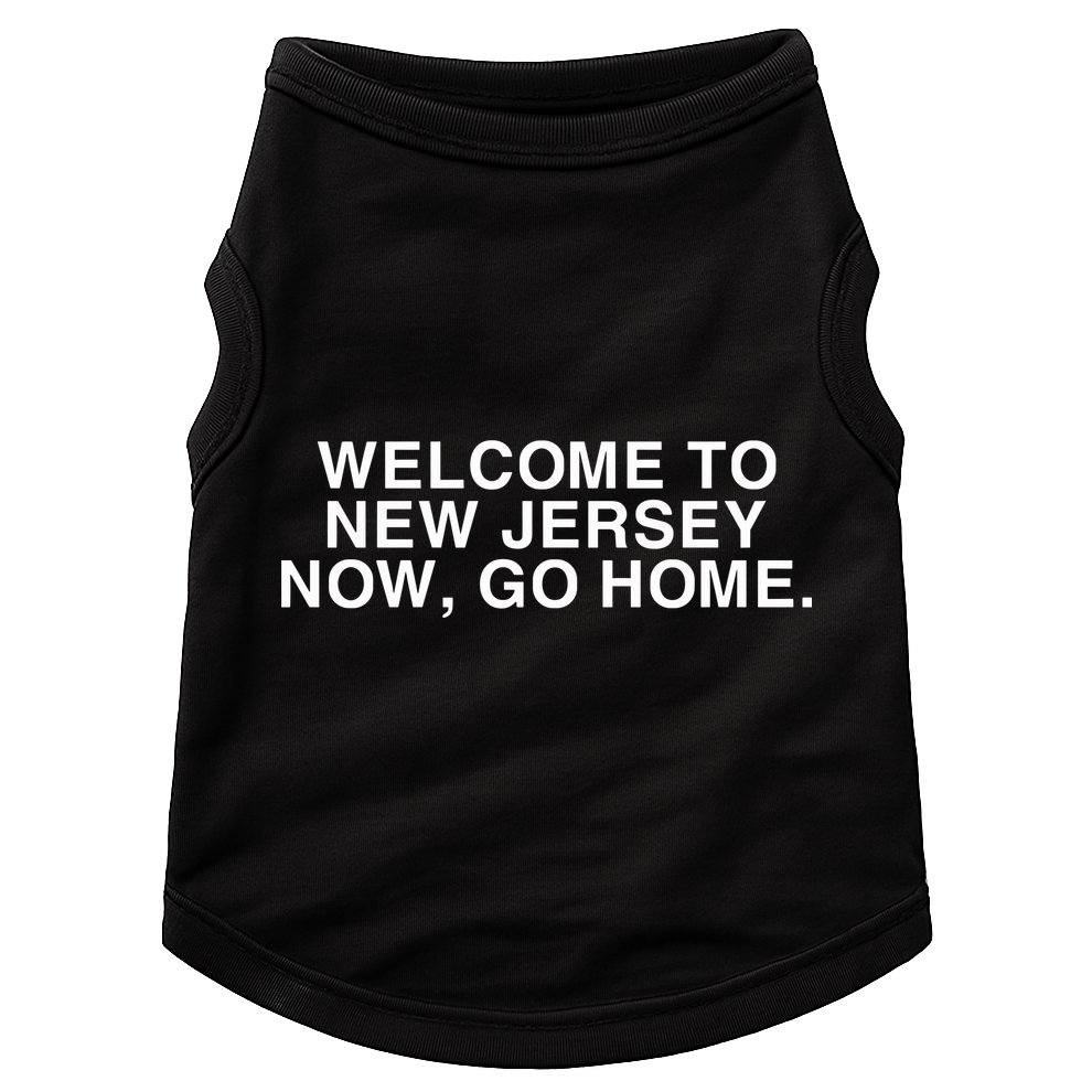 Bleachers Welcome To New Jersey Now Go Home Doggie Tank