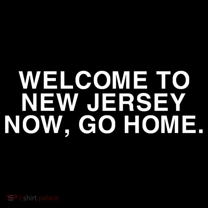 Bleachers Welcome To New Jersey Now Go Home Flexfit Unipanel Trucker Cap
