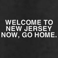 Bleachers Welcome To New Jersey Now Go Home Adult Drive Performance Visor