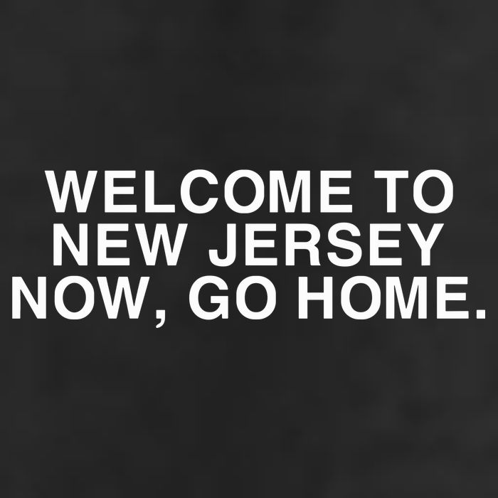 Bleachers Welcome To New Jersey Now Go Home Adult Drive Performance Visor