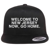 Bleachers Welcome To New Jersey Now Go Home Flat Bill Trucker Hat