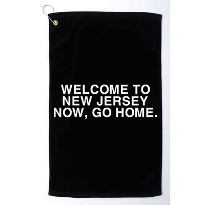 Bleachers Welcome To New Jersey Now Go Home Golf Towel
