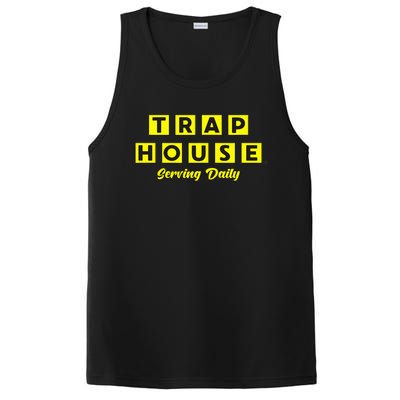 Black Waffle TrapHouse Serving Daily PosiCharge Competitor Tank