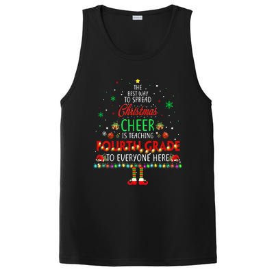 Best Way To Spread Christmas Cheer Is Teaching Fourth Grade Cute Gift PosiCharge Competitor Tank