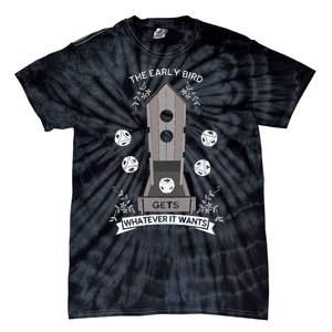 Bird Wingspan - The Early Bird Gets Whatever it Wants Dice Tie-Dye T-Shirt