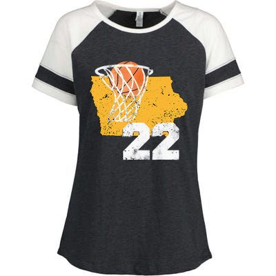 Baseketball Women Tees Enza Ladies Jersey Colorblock Tee