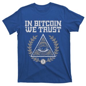 Bitcoin We Trust Funny Btc Crypto Cryptocurrency T-Shirt