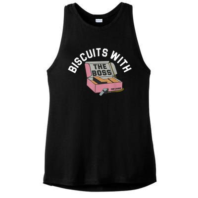 Biscuits With The Boss Ladies PosiCharge Tri-Blend Wicking Tank