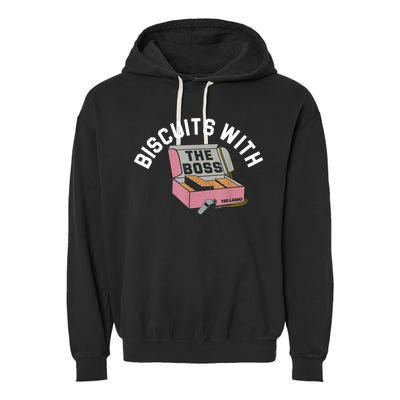 Biscuits With The Boss Garment-Dyed Fleece Hoodie
