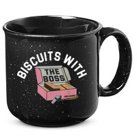 Biscuits With The Boss 15oz Campfire Ceramic Mug