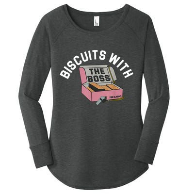Biscuits With The Boss Women's Perfect Tri Tunic Long Sleeve Shirt